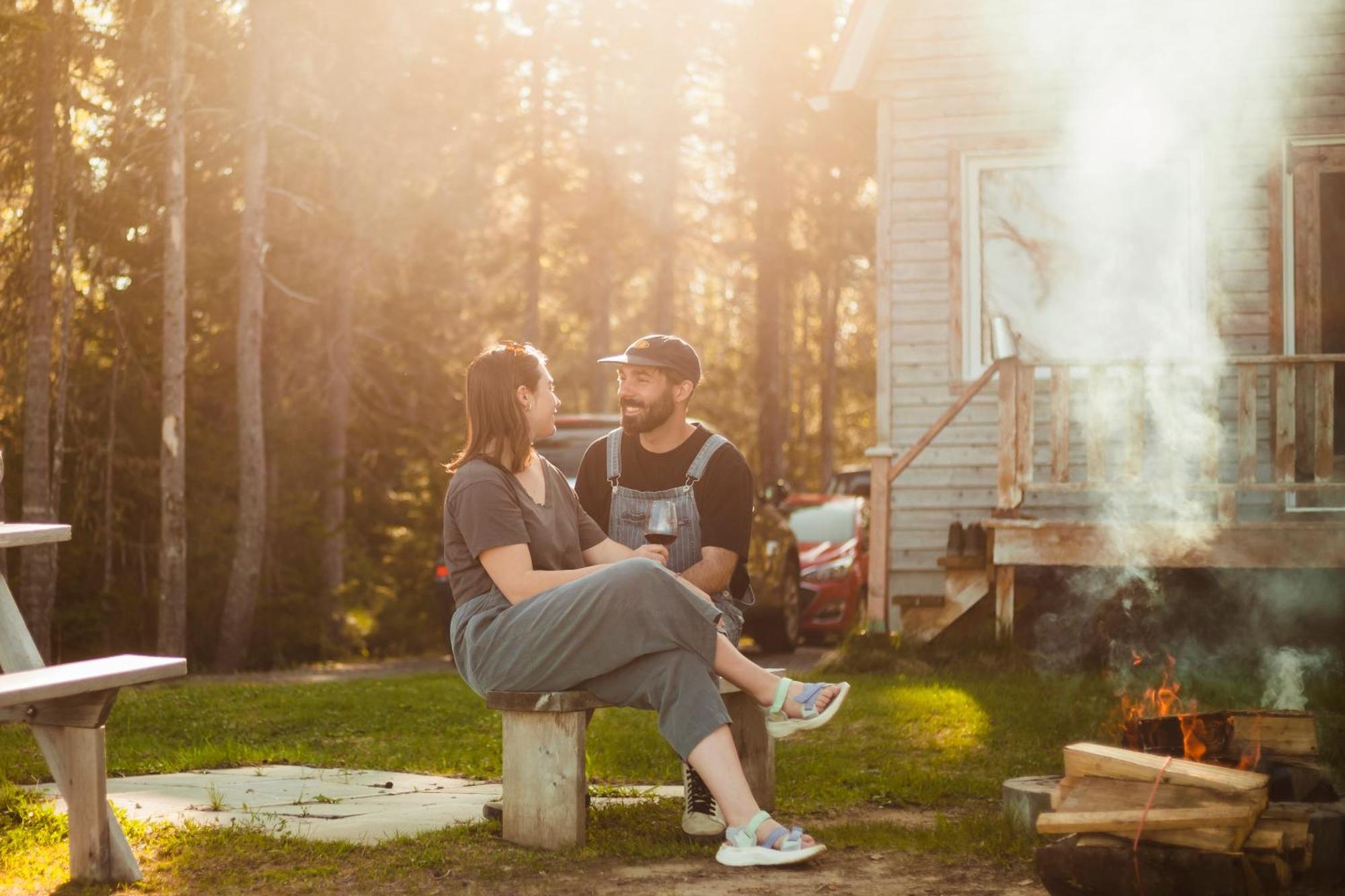 Chalets Du Bout Du Monde Gaspe Luaran gambar